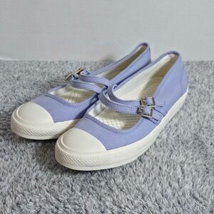 Converse Chuck Taylor All Star Dainty Mary Jane Shoes Women Sz 9.5 Lilac A11554F